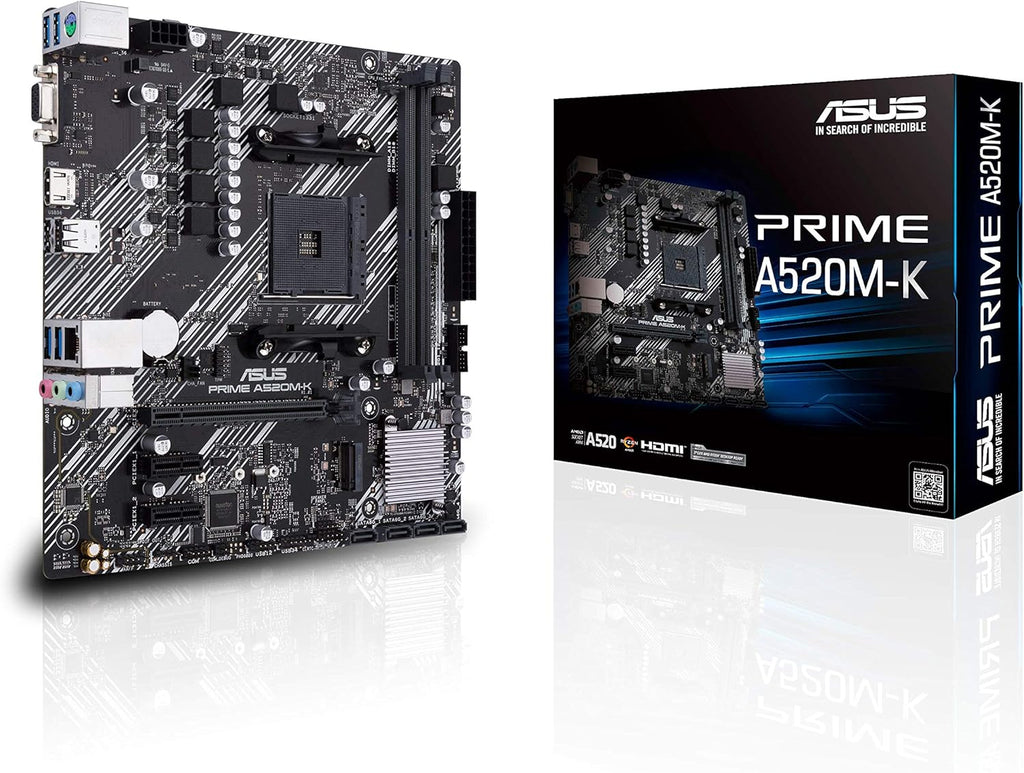 Placa base ASUS PRIME A520M-K AMD AM4 (Ryzen de 3ª generación) Micro-ATX